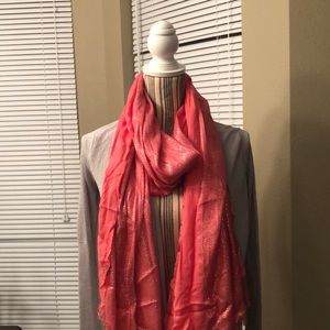 Shimmery Pink JLo Scarf